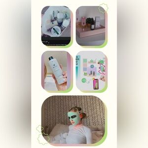 touch in SOL Skincare Mask - White and Green